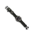 Hodinky PARACORD SURVIVAL black