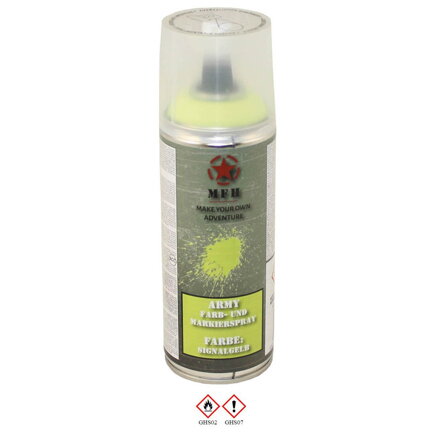 Katonai spray festék MFH - jelzősárga 400ml