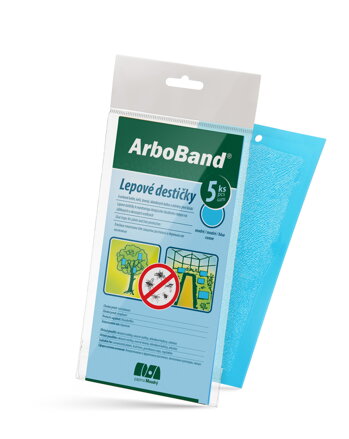 ArboBand kék öntapadós lemezek 5 db virágok, fák védelmére