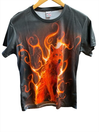 Tričko wolf fire