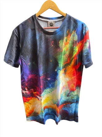 Tričko Mr. GUGU & Miss GO colorful space vel. L