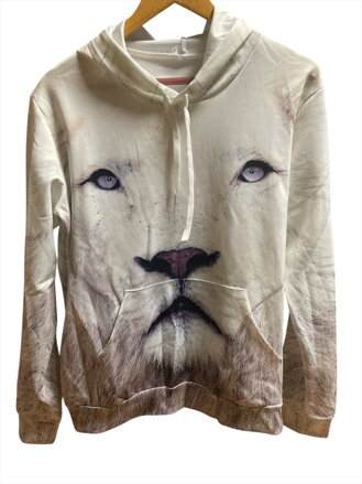 Mikina white lion