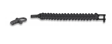 Náramok BARBARIC PARACORD MA 33951-NE - čierny