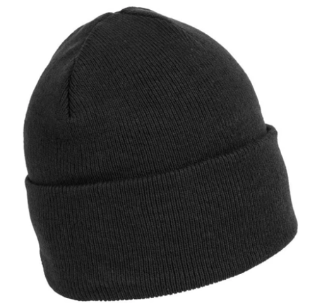Čiapka pletená MFH 10923A jemná - čierna