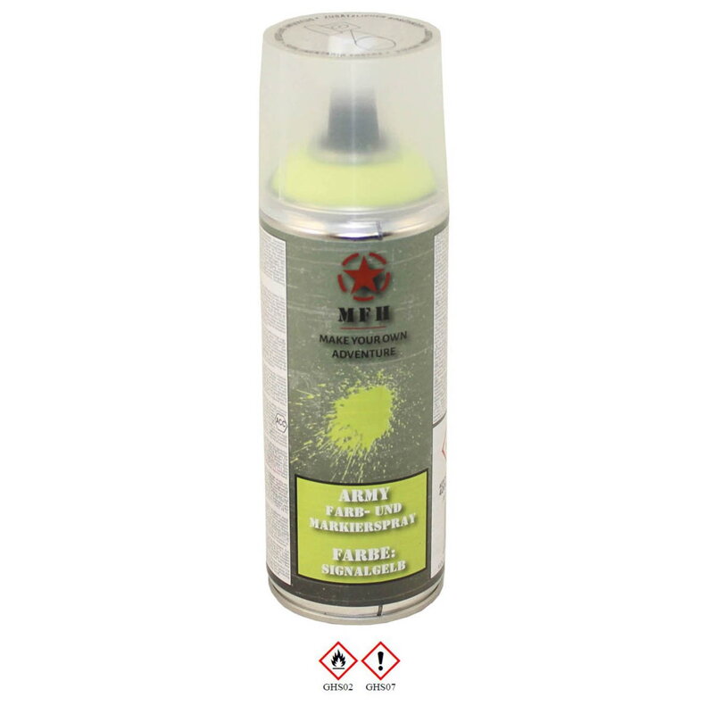 Katonai spray festék MFH - jelzősárga 400ml