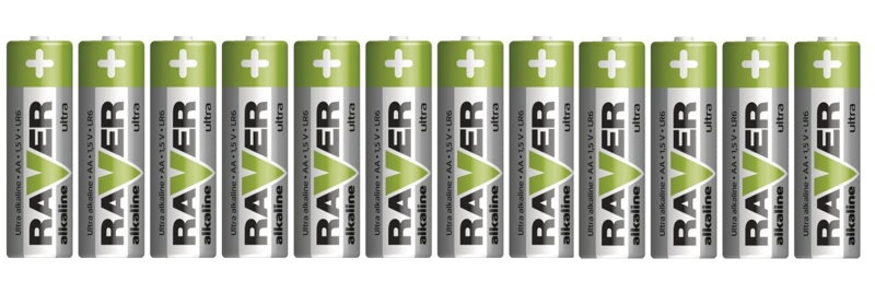 AA elemek vadkamera számára, 12 darabos készlet