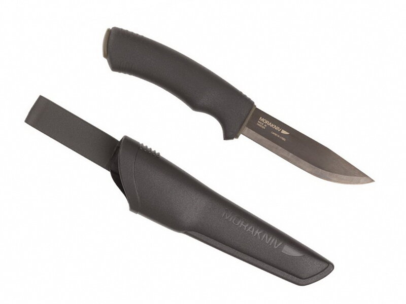 Morakniv Bushcraft fekete, magas széntartalmú acél 10791